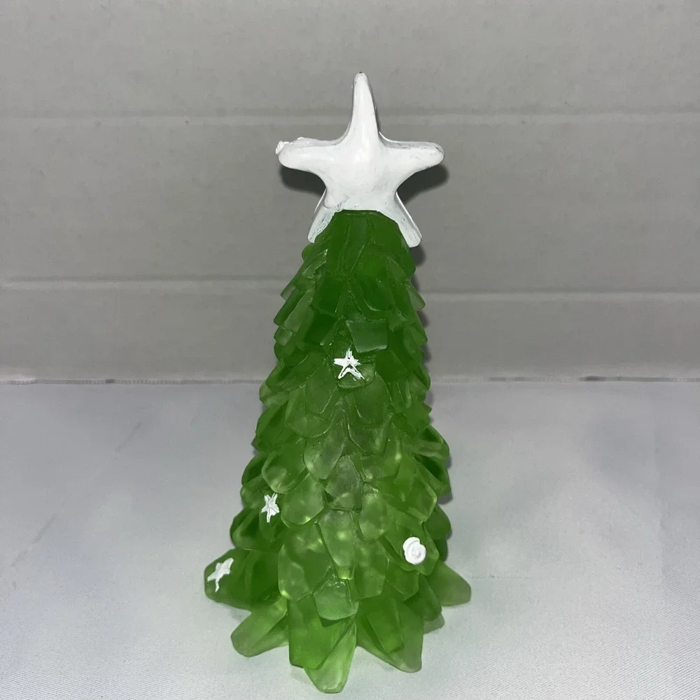 Starfish Christmas Tree, tabletop Decor , 8 Inch , Resin , Nautical‎ , beach
